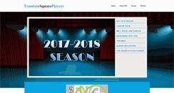 Desktop Screenshot of fountainsquareplayers.org